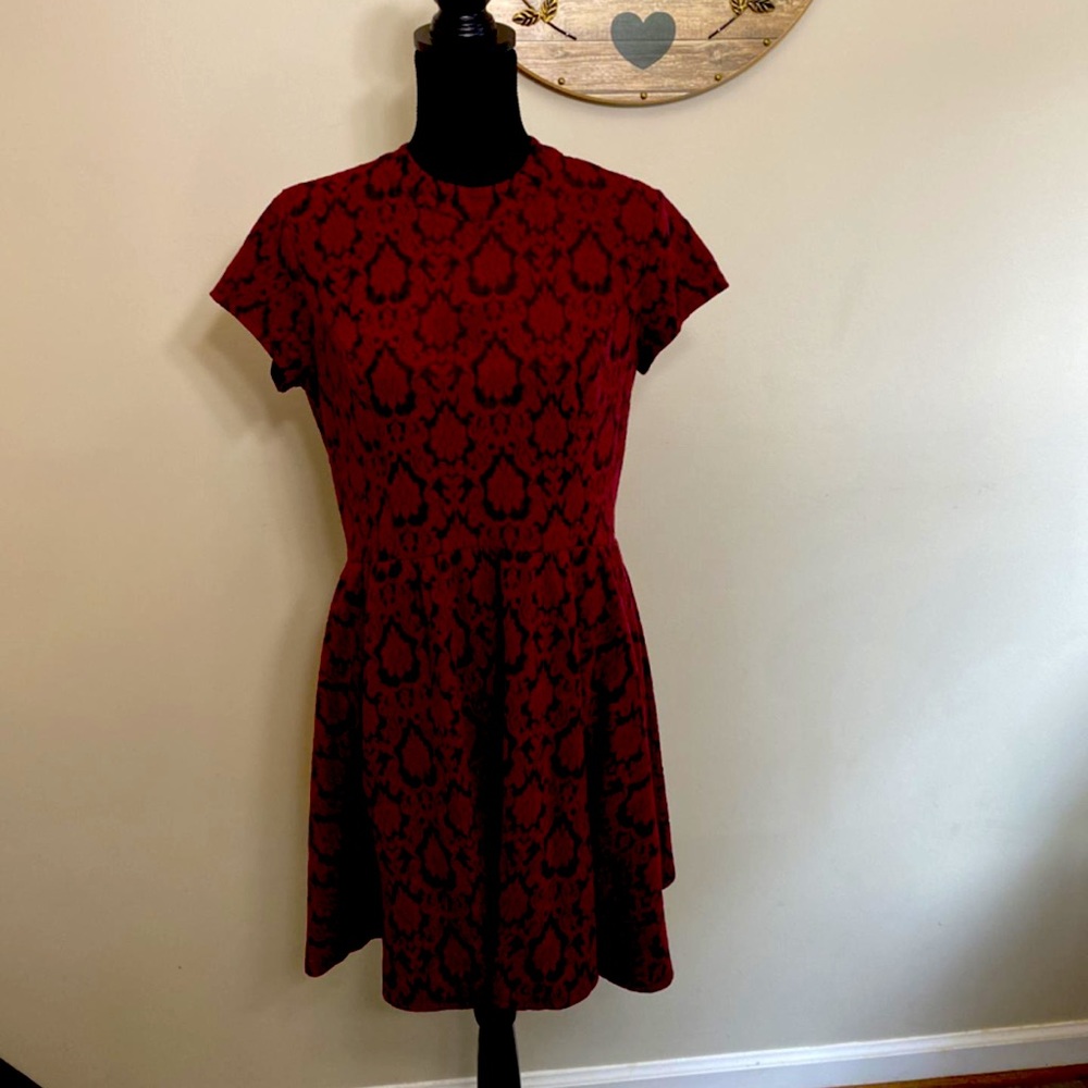 Xhilaration Red Cocktail Dress, Size Large